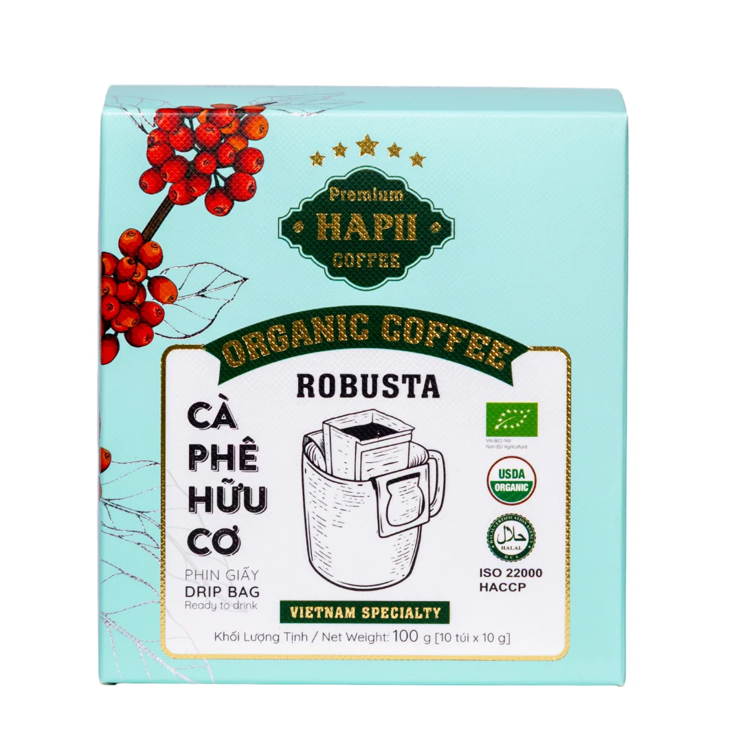 Cà phê phin giấy Robusta 100g