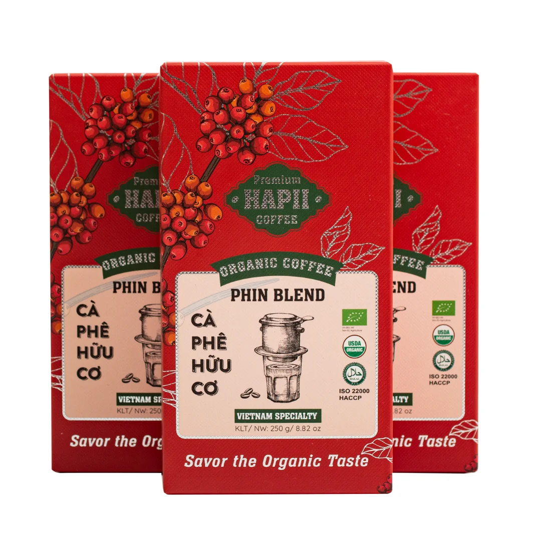 Cà phê hữu cơ Phin Blend 250g